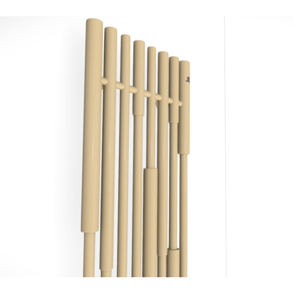 TERMA Cane E dizajnový radiátor RAL1014