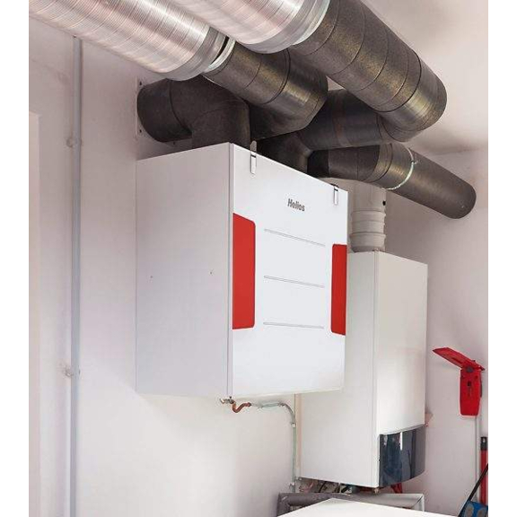 Rekuperačná jednotka KWL EC 300 W - v rodinnom dome