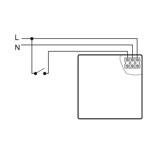 Ventilátor ECOAIR DESIGN T Ecowatt - schéma zapojenia