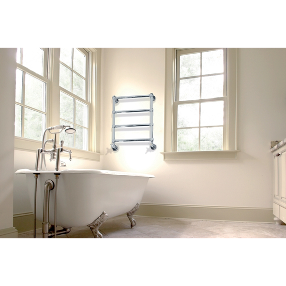 IRSAP Minuette chrómový kúpeľňový radiátor 596x540 farba Chróm