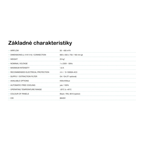 Lemmens Mural PX 400T - základné charakteristiky