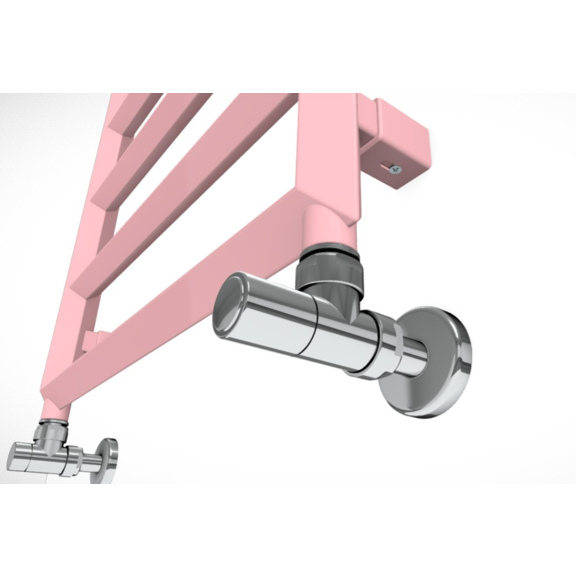 TERMA Diamond kúpeľňový radiátor detail RAL3015