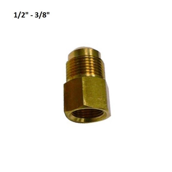 Mosadzná redukcia 1/2" - 3/8"