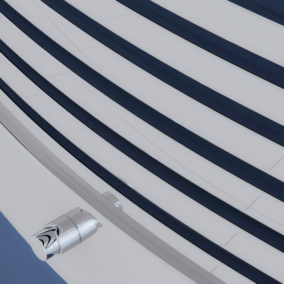 TERMA Dexter Pro kúpeľňový radiátor RAL9016 Detail