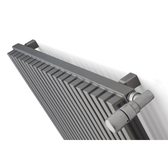 TERMA Nemo elektrický radiátor pod okno 530x1185 farba Metallic Stone - detail