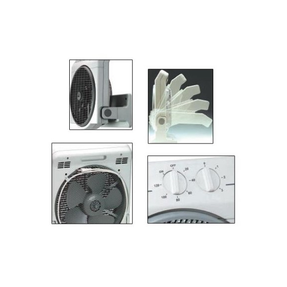 Soler & Palau Meteor NT axiálny stolný ventilátor - polohy