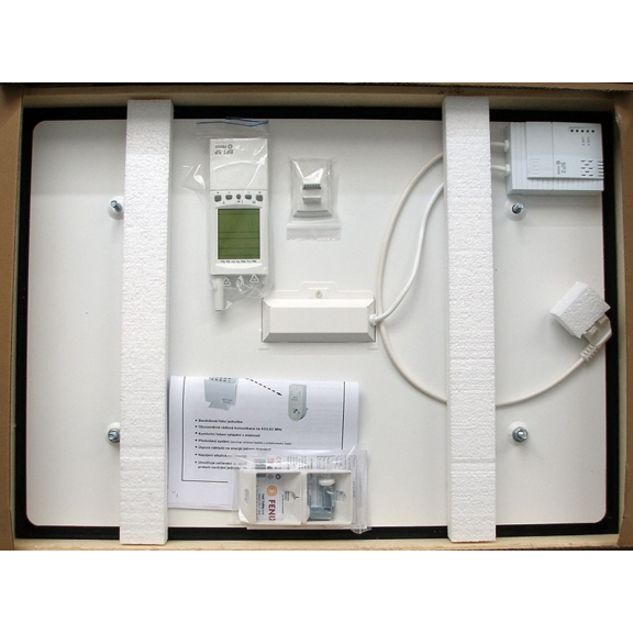 Sklenený el. vykurovací panel