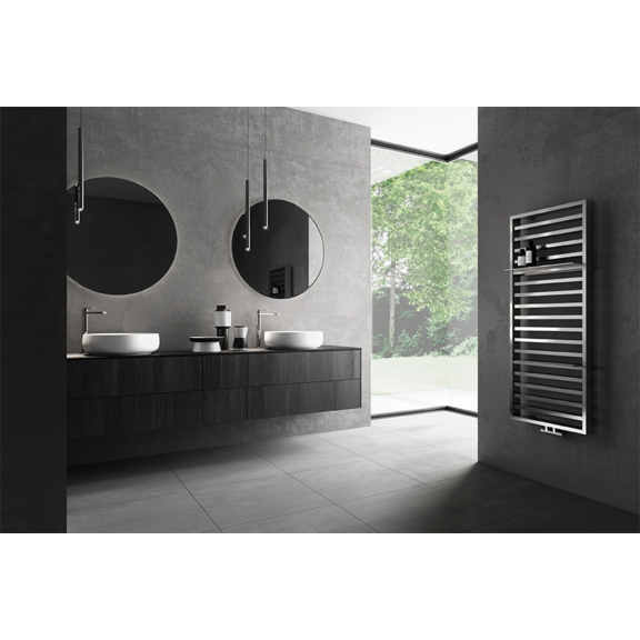 IRSAP It Is dizajnový radiátor 1208x500 Chróm -  interiér