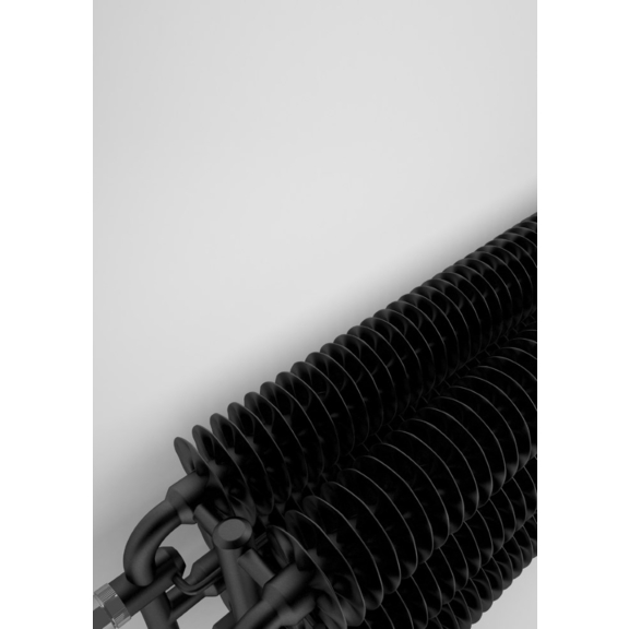 TERMA Ribbon HSD retro radiátor farba Heban - Eben detail