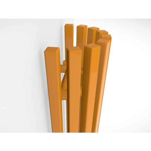 TERMA Triga AN E dizajnový radiátor RAL1033