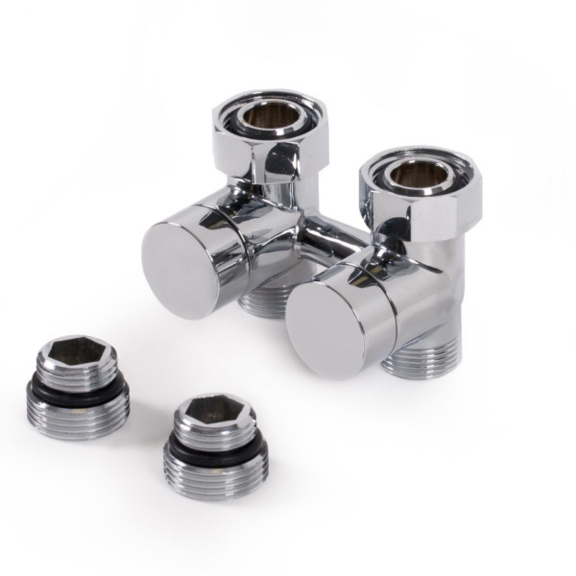 Terma priama stredová sada s dvojitou spiatočkou a hlavicou Slim - Chróm