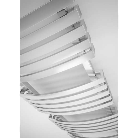 TERMA Kioto One dizajnový radiátor - farba Chrome Effect - detail