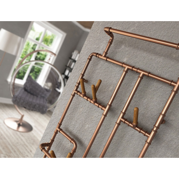 TERMA Pajak E dizajnový radiátor v interiéri - detail