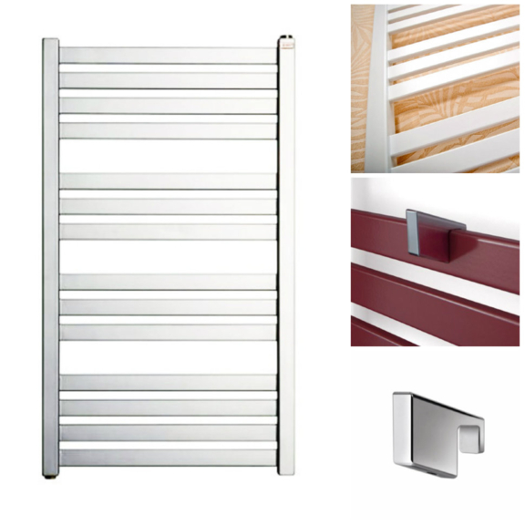 TERMA Marlin ONE kúpeľňový radiátor háčiky zip