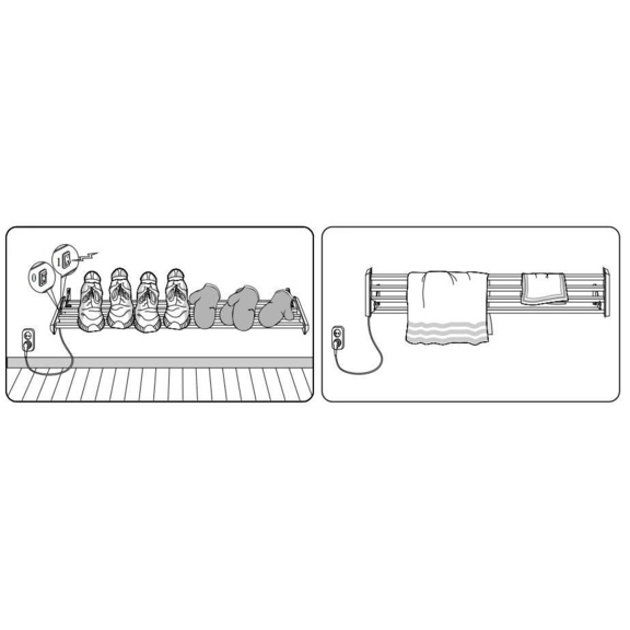 Elektrický sušič obuvi Drying Rack Adax TKH 110 110W