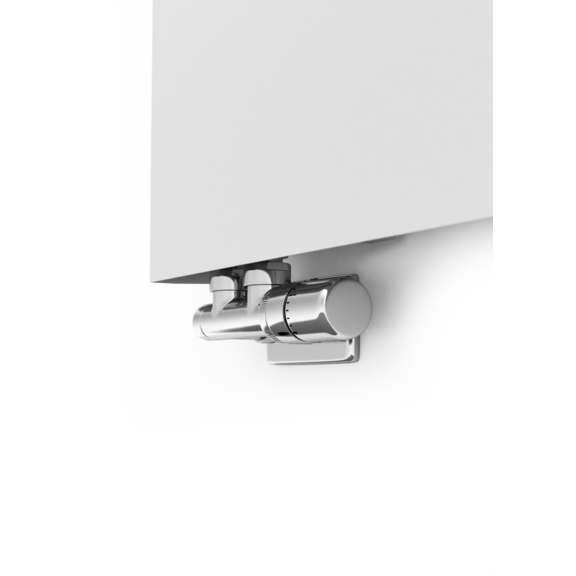 TERMA Case Slim dizajnový vertikálny radiátor - sklo