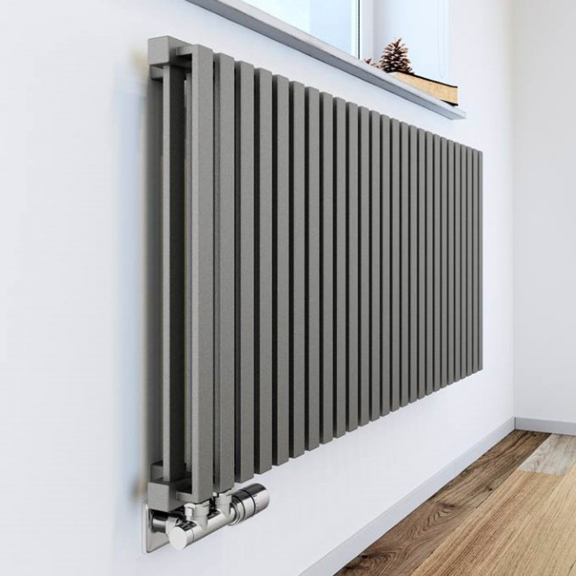 TERMA Nemo dizajnový radiátor pod okno - tradičný a moderný - farba Metallic Stone