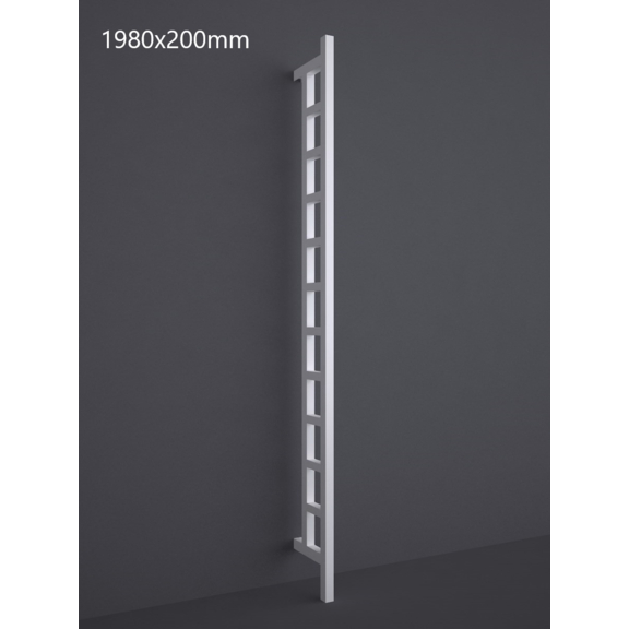 TERMA Easy DW vertikálny radiátor 1980x200 RAL 9016