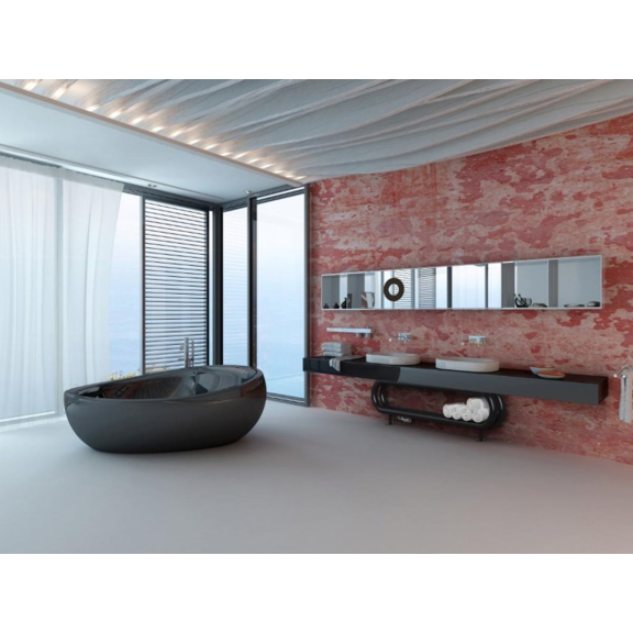 ISAN Coron Double Horizontal kúpeľňový radiátor interiér