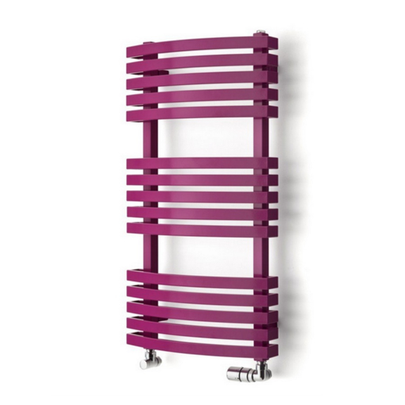 TERMA Kioto dizajnový radiátor 870x480 RAL4010