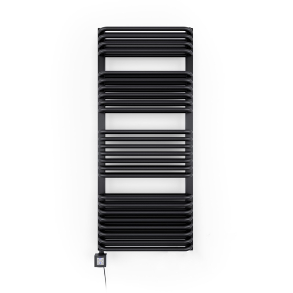 TERMA Tytus elektrický kúpeľňový radiátor farba Silver Matt