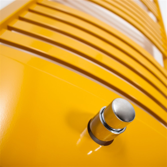 TERMA Dexter Pro ONE kúpeľňový radiátor RAL1003 detail - rúčka