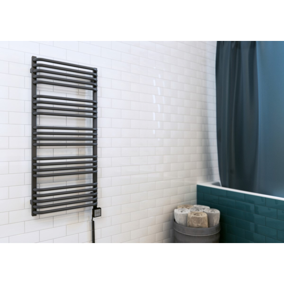 TERMA Alex elektrický kúpeľňový radiátor 1140x500 RAL7024