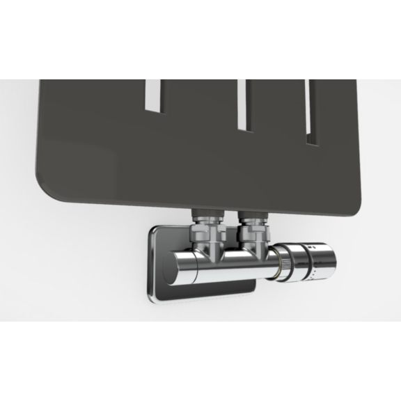 TERMA Aero V dizajnový radiátor - rôzne farebné prevedenia RAL7022 detail