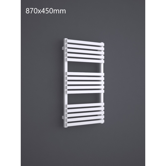 TERMA Quadrus Slim One dizajnový radiátor 870x450 RAL 9016