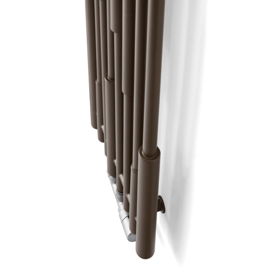TERMA Cane dizajnový radiátor  -farba African Bronze detail zboku