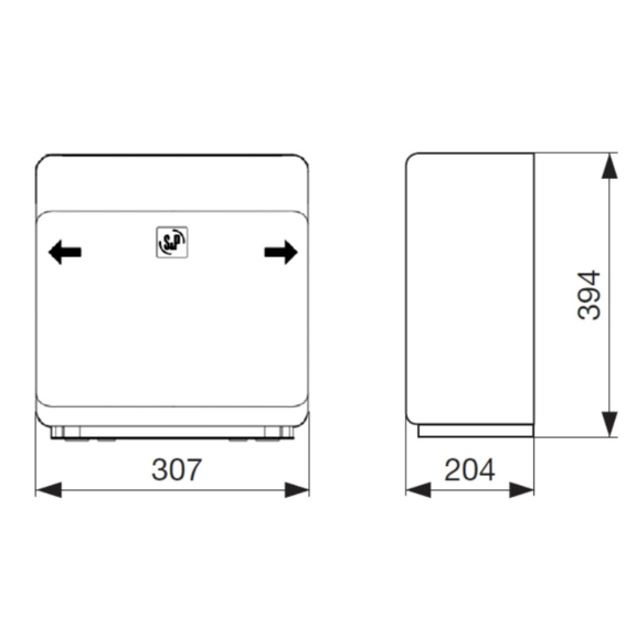 Soler & Palau AIRPUR N čistička vzduchu - rozmery