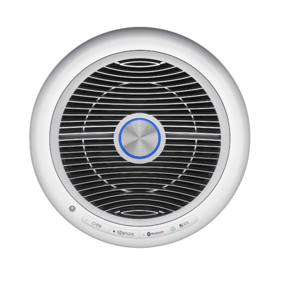 Winix Tower QS čistička vzduchu - pohľad zhora