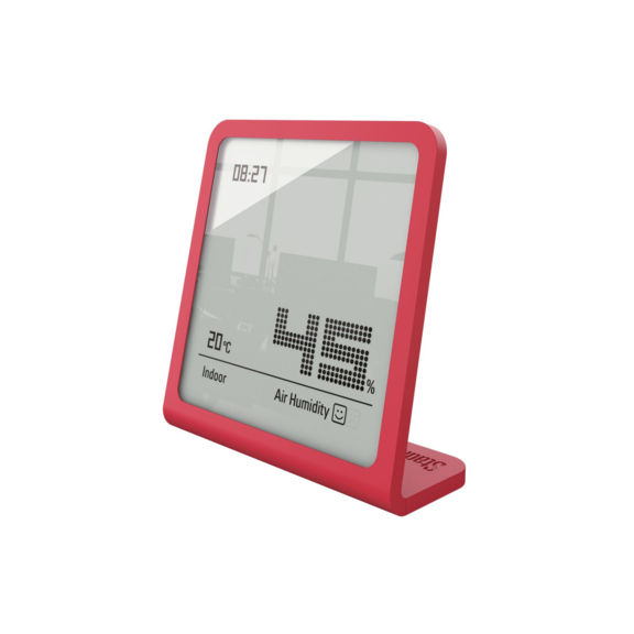 Digitálny vlhkomer a teplomer StadlerForm Selina Chili Red
