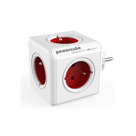 POWERCUBE ORIGINAL funkčný rozbočovač- červený