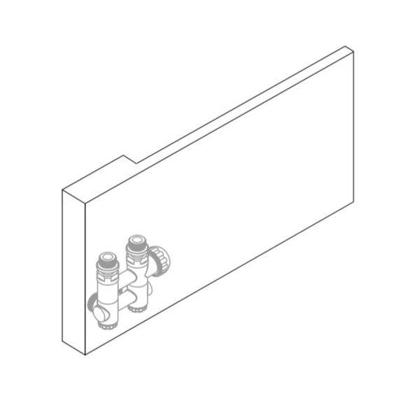 RSAP Dedalo dizajnový radiátor - skryté spoje v zadnej doske