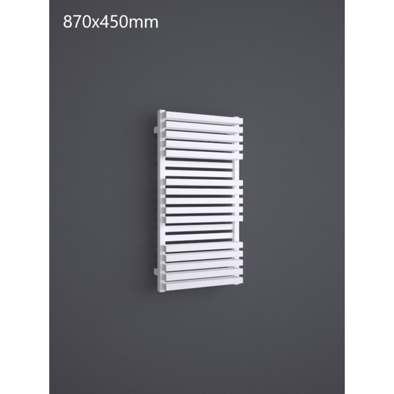 TERMA Quadrus Bold One dizajnový radiátor 870x450 RAL 9016