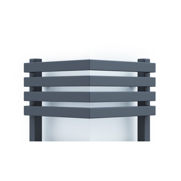 TERMA Outcorner rohový radiátor 1005x300 - Modern Grey - detail