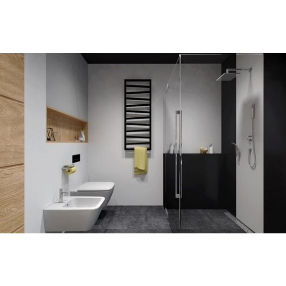 TERMA Zigzag elekrický kúpeľňový radiátor - vykurovanie aj sušenie