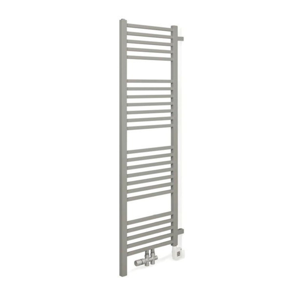 TERMA Bone DW elektrický kúpeľňový radiátor farba Metallic Grey