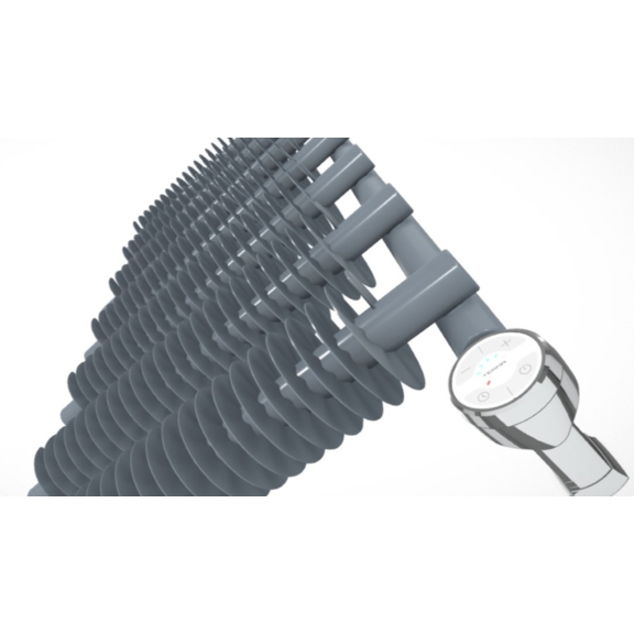 TERMA Ribbon T elektrický retro radiátor - detail