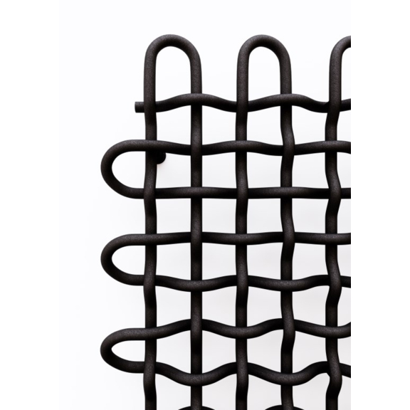 TERMA PLC V dizajnový radiátor 1800x463 farba Black Pepper zaoblené profily