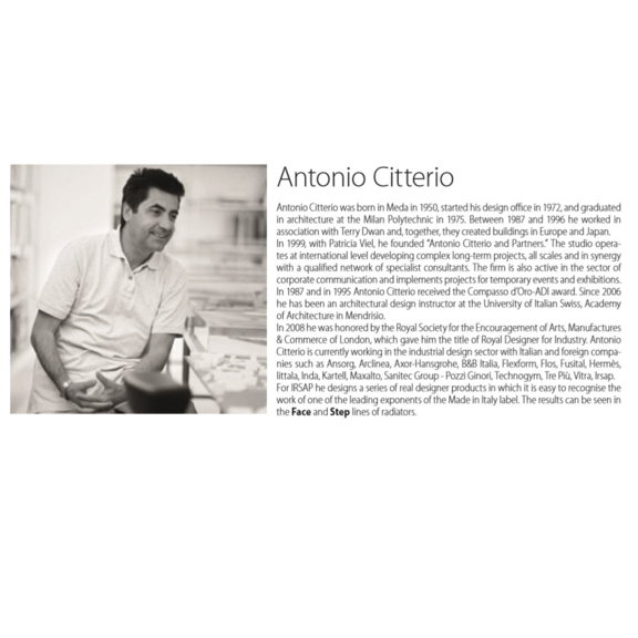 IRSAP Step B kúpeľňový radiátor - dizajn Citterio