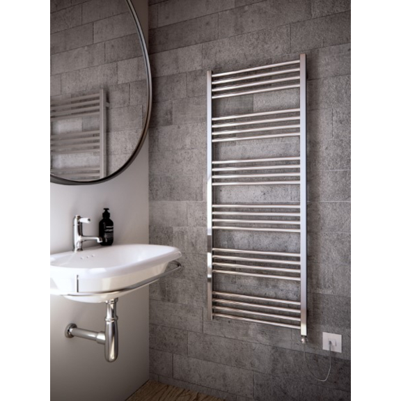 TERMA Fiona kúpeľňový radiátor 1380x500 Chrome moderná kúpeľňa