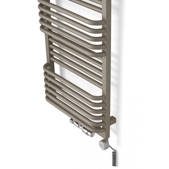 TERMA POC 2 elektrický kúpeľňový radiátor farba California Beige - detail