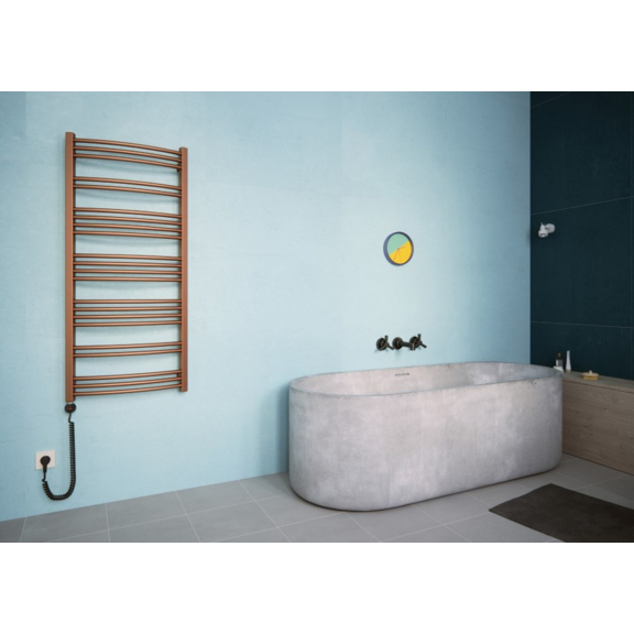 TERMA Jade M kúpeľňový radiátor 1149x500 farba Copper štýlová kúpeľňa