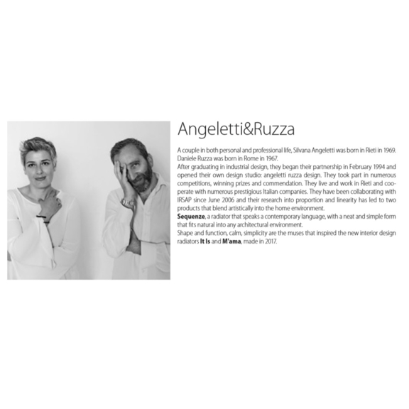 IRSAP M'ama kúpeľňový radiátor Angeletti Ruzza dizajnéri