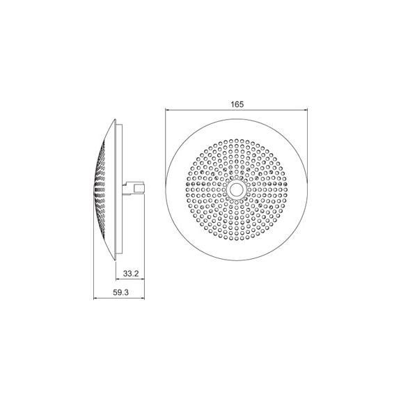 Elegant VT 100 difúzor - rozmery