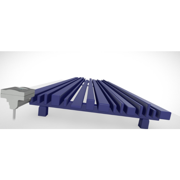 TERMA Sherwood V E dizajnový radiátor RAL5002 detail