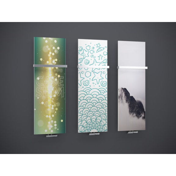 TERMA Case Slim dizajnový radiátor s potlačou