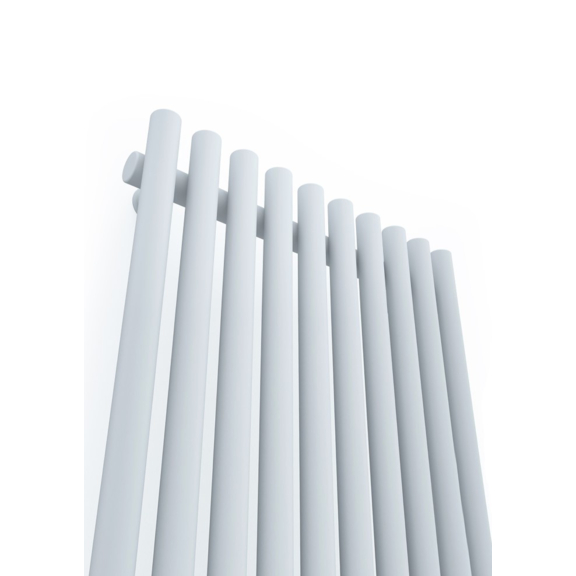 TERMA Tune VWS elektrický dizajnový radiátor - 1800x490 farba Soft White - detail